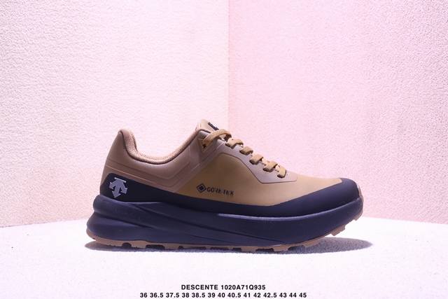 公司级迪桑特Descente Dualis Wp都市通勤 Gore-Tex 时尚舒适 防滑耐磨 时尚休闲运动覆盖防水男子越野跑鞋 官方同步上架 适合技术路线单日