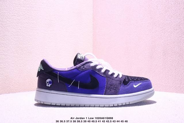 Nike Air Jordan 1 Low Aj1乔1低帮休闲板鞋 同步官方配色 官方货号:Fn5214-731 Size:36 36.5 37.5 38 38