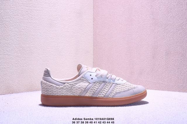 公司级Adidas Originals Samba Og 阿迪达斯三叶草 桑巴舞系列绅士德训足球风百搭低帮休闲运动板鞋 Xm1019Q898