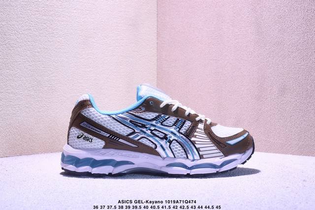 亚瑟士Kith X Asics Gel-Kayano 12.1 12.1 “Light Sage”运动舒适耐磨 低帮跑步鞋 Xm1019Q474