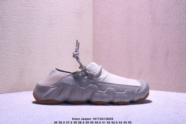 公司级：美国人气户外品牌-科恩Keen Jasper Rocks Sp贾斯珀都市系列复古低帮系带户外风露营徒步登山运动训练鞋 原楦型开发纸版#采用固色翻毛皮鞋面