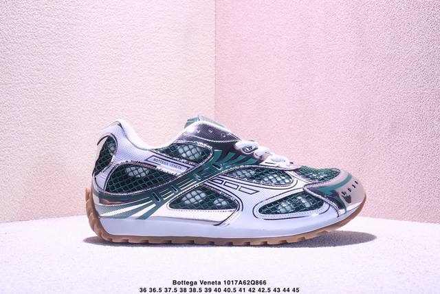 意大利奢侈品牌-宝缇嘉 葆蝶家-Bottega Veneta Orbit Lace-Up Runner Bv葆蝶家时尚休闲王一博同款老爹鞋运动鞋 采用轻质科技网