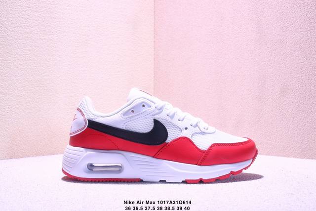 Nike Air Max Sc 复古 织物合成革耐磨轻便 低帮 休闲城市通勤跑步鞋 Nike Air Max Sc拥有流畅的线条、传统的运动外观，当然还有可视的
