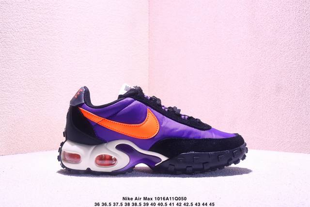 耐克Nike Air Max Waffle Sp”Black And Anthracite“气垫华夫混合系列低帮气垫复古百搭休闲运动慢跑鞋 货号；Fv6946-