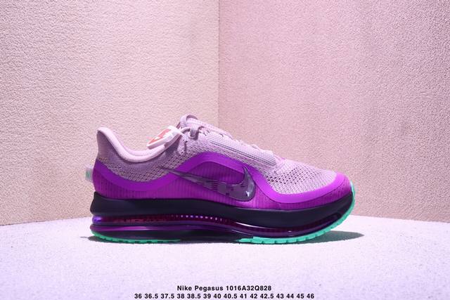 公司级Faith Kipyegon X Nike Pegasus Premium 粉紫色全掌可见的Air Zoom首次在Pegasus系列中出现，模仿了Vapo