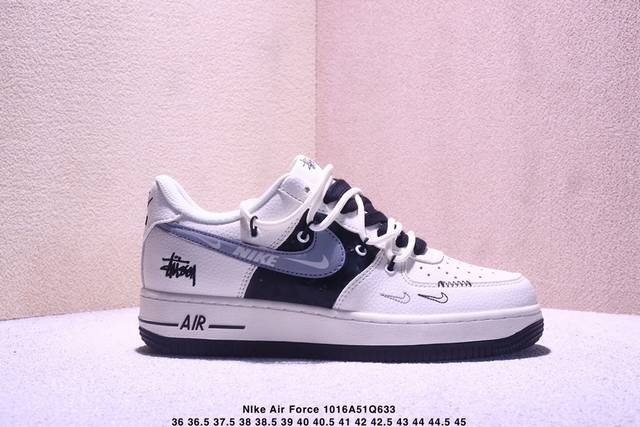 海外限量发售！公司级Nike Air Force 1 '07 Low “北面联名 银勾抽绳”空军一号 低帮 运动鞋 休闲鞋 折边针车 工艺难度大 原楦头原纸板