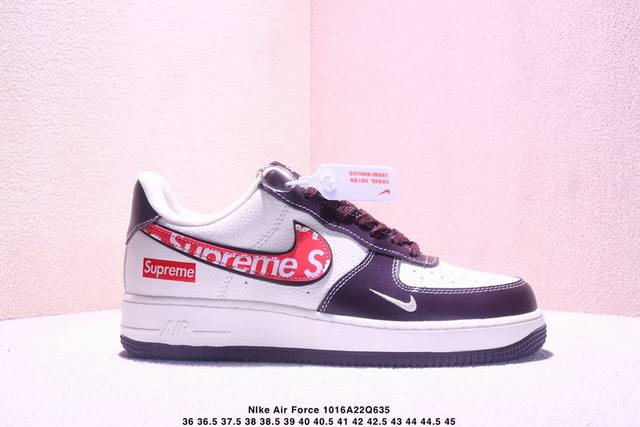 海外量发售！公司级Nike Air Force 1 '07 Low Lv联名--白墨蓝空军一号低帮 运动鞋 休闲鞋 折边针车 防水牛仔布 工艺难度大 原楦头原纸