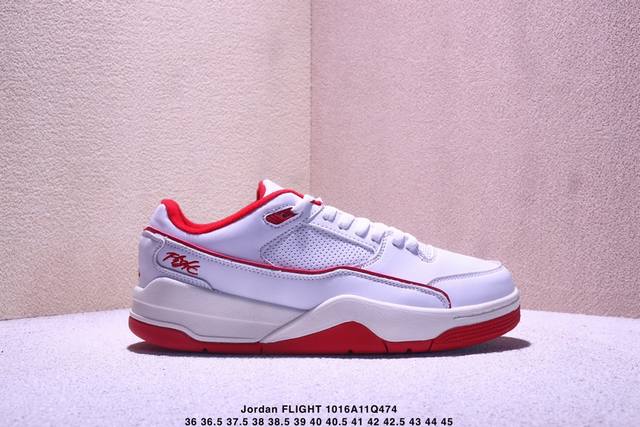 Who Decides War X Nike Jordan Flight Court Ate 搭防滑耐磨 低帮 耐克复古篮球鞋 货号:Hf3255-002 尺码