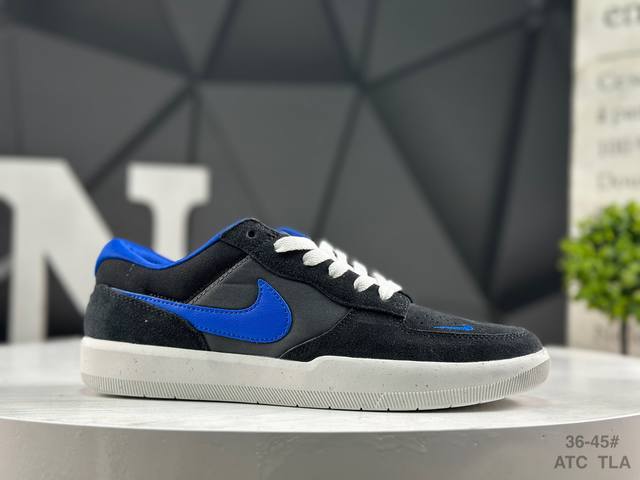真标带半码 耐克 Sb Force 58 男女同款低帮滑板鞋 货号：Dv5477 004 尺码：如图所示 Atc Tla