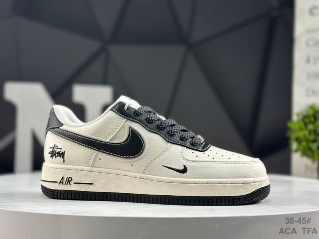 公司级 耐克 Nike Air Force 1 '07 Low 空军一号 低帮 运动鞋 休闲鞋 折边针车 工艺难度大 原楦头原纸板 原装鞋盒 定制五金配件 内置