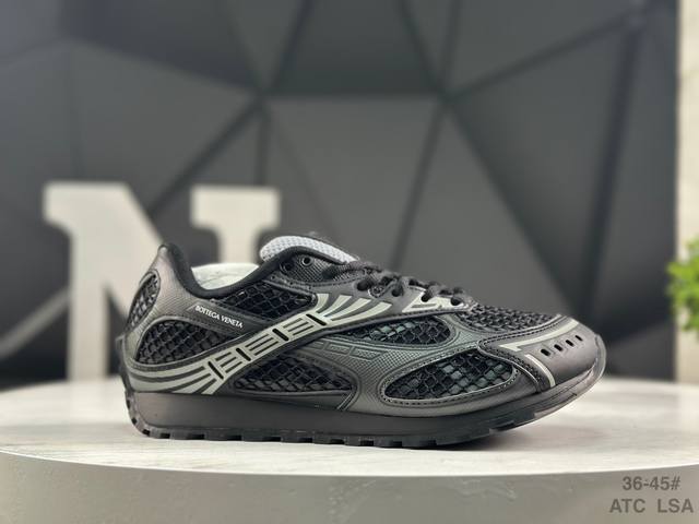 意大利奢侈品牌-宝缇嘉 葆蝶家-Bottega Veneta Orbit Lace-Up Runner Bv葆蝶家时尚休闲王一博同款老爹鞋运动鞋 采用轻质科技网