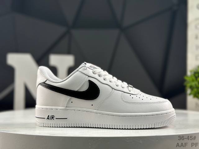 福利特价 耐克 Nike Air Force 1 '07 Low 空军一号 低帮 运动鞋 休闲鞋 折边针车 工艺难度大 原楦头原纸板 原装鞋盒 定制五金配件 内