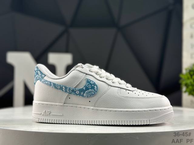 福利特价 耐克 Nike Air Force 1 '07 Low 空军一号 低帮 运动鞋 休闲鞋 折边针车 工艺难度大 原楦头原纸板 原装鞋盒 定制五金配件 内