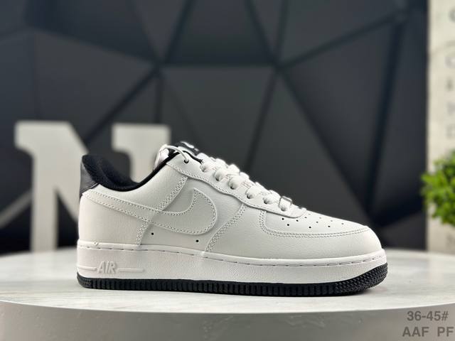 福利特价 耐克 Nike Air Force 1 '07 Low 空军一号 低帮 运动鞋 休闲鞋 折边针车 工艺难度大 原楦头原纸板 原装鞋盒 定制五金配件 内