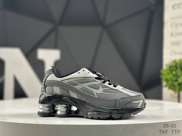 精品童鞋 童鞋 耐克 Nike Shox Ride 2 Sp联名扣篮系列缓震时尚休闲运动慢跑鞋 货号：Hn1615-300 码数：如图所示 Taf Ttf