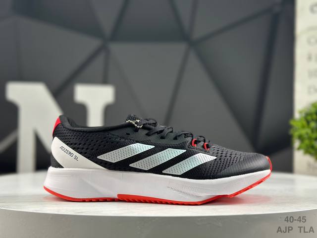 合集 真标 阿迪达斯 Ad Adizero Sl 夏季轻盈透气跑步鞋 #全掌 Lightstrike 缓震科技 后跟加厚，呵护脚后跟，立体保护软绵鞋口，轻松穿脱