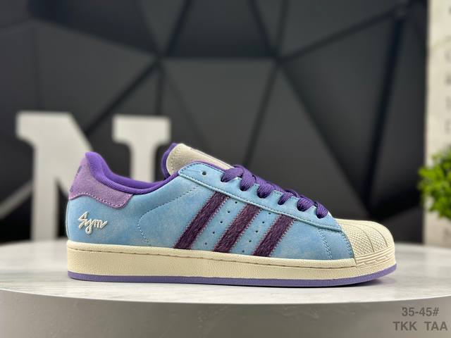 阿迪达斯 Adidas Superstar 贝壳头经典百搭休闲板鞋 货号：Ki3533 尺码：如图所示 Tkk Taa