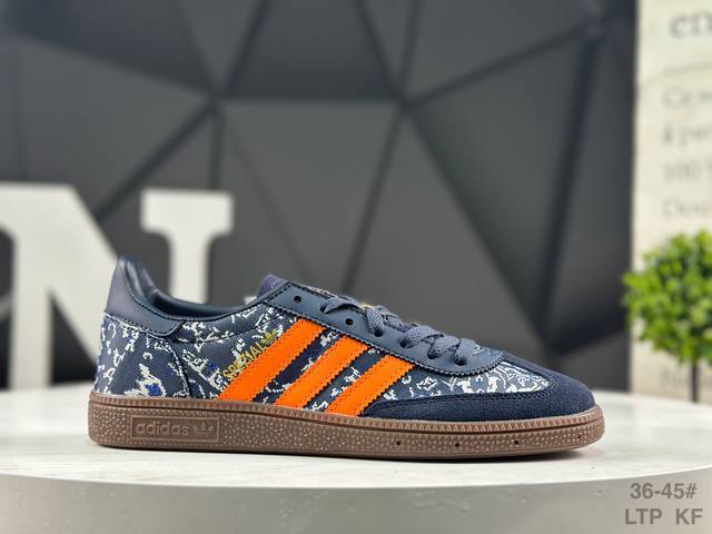 阿迪达斯 三叶草Adidas Samba Vegan Og长鞋舌 桑巴舞系列绅士德训足球风百搭低帮休闲运动板鞋 货号：Ih7952 号码：如图所示 Ltp Kf