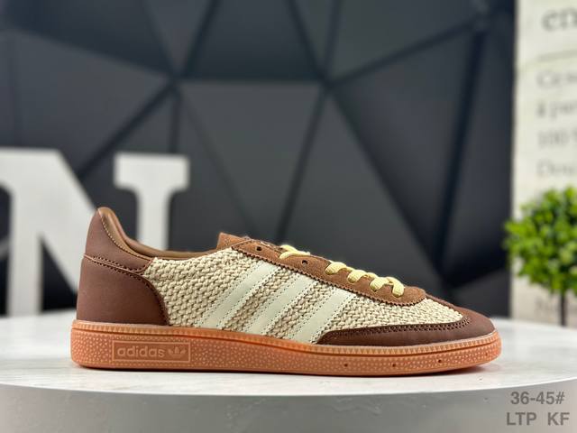 阿迪达斯 三叶草Adidas Samba Vegan Og长鞋舌 桑巴舞系列绅士德训足球风百搭低帮休闲运动板鞋 货号：Jq8411 号码：如图所示 Ltp Kf