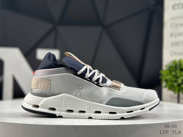 合集 On昂跑 Cloudnova 低帮轻量舒适多功能休闲运动鞋 采用工程飞织网布组合再生聚酯纤维鞋面材质搭载独家隐藏速度中板 镂空Cloudtec科技 泡棉缓