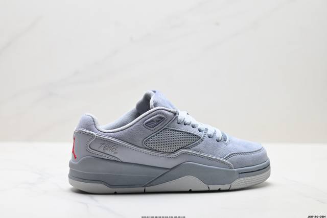 真标Who Decides War X Nike Jordan Flight Court Ate 搭防滑耐磨 低帮 耐克复古篮球鞋 货号:Hf3255-007