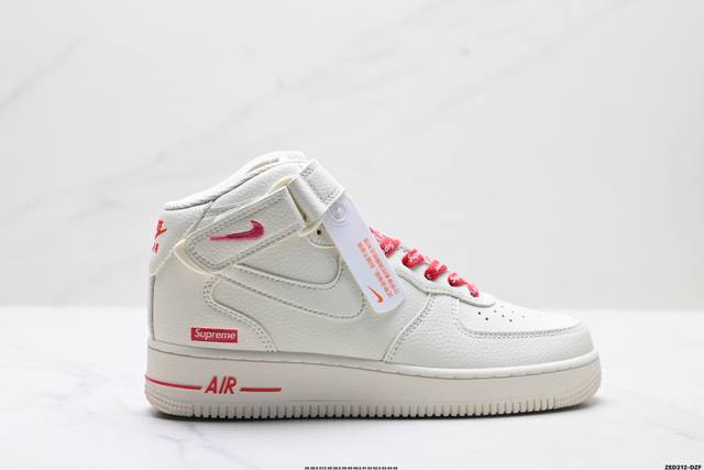 公司级Nike Air Force 1 Mid 07 原楦头原纸板 打造纯正中帮空军版型 专注外贸渠道 全掌内置蜂窝气垫 原盒配件 原厂中底钢印、拉帮完美 官方