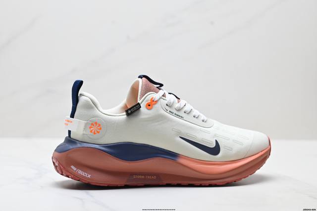 公司级Nike Zoom React Infinity Rn 4 Gtx耐克 马拉松机能风格运动鞋 实拍首发#鞋款搭载柔软泡绵 在运动中为你塑就缓震脚感 设计灵