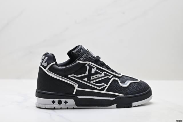 真标Louis Vuitton Trainer Sneaker Low 全新 Lv 路易威登 休闲运动文化百搭板鞋 尺码:36-45 Id:Jkd129-Dzk