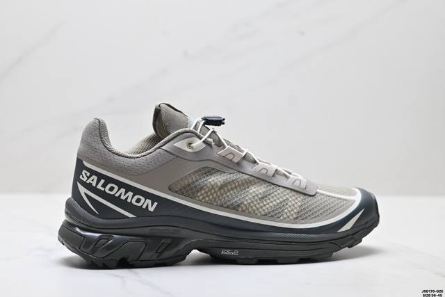 公司级Salomon萨洛蒙 Xt-6 Ft 户外越野跑鞋 鞋面采用Sensifit贴合技术 全方位贴合包裹脚型 鞋跟部鞋底牵引设计 提供强大的抓地性能 更适应野