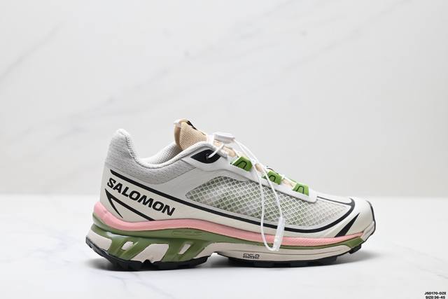 公司级Salomon萨洛蒙 Xt-6 Ft 户外越野跑鞋 鞋面采用Sensifit贴合技术 全方位贴合包裹脚型 鞋跟部鞋底牵引设计 提供强大的抓地性能 更适应野
