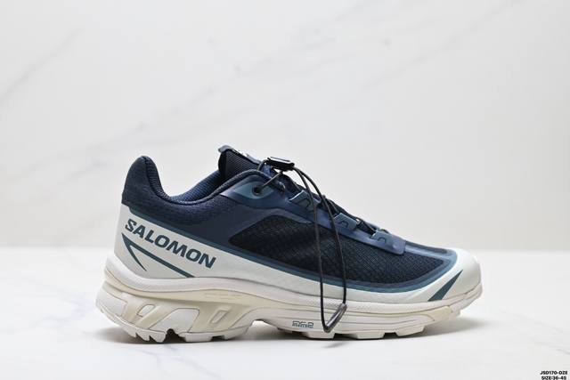 公司级Salomon萨洛蒙 Xt-6 Ft 户外越野跑鞋 鞋面采用Sensifit贴合技术 全方位贴合包裹脚型 鞋跟部鞋底牵引设计 提供强大的抓地性能 更适应野