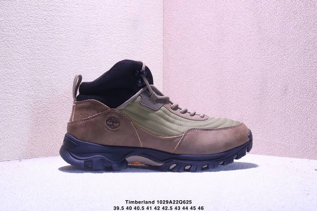 Timberland 添柏岚 男鞋采用牛巴磨砂革组合网眼布鞋面材质，外置耐磨防滑隔色橡胶大底全球领先户外品牌 添柏岚Timberland Motion 6 Hi