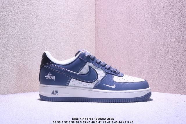 海外限量发售！公司级Nike Air Force 1 '07 Low “Supeme联名 蓝勾生胶”空军一号 低帮 运动鞋 休闲鞋 折边针车 工艺难度大 原楦头