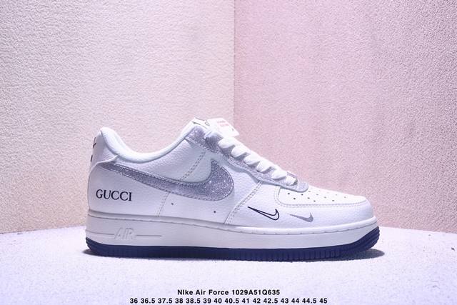海外限量发售！公司级Nike Air Force 1 '07 Low “Supeme联名 蓝勾生胶”空军一号 低帮 运动鞋 休闲鞋 折边针车 工艺难度大 原楦头