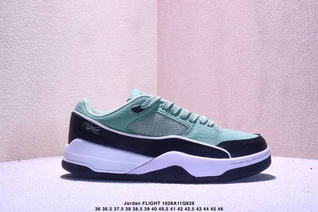 Nike Jordan Flight Court 搭防滑耐磨 低帮 耐克复古篮球鞋 货号：Ih4092 386 尺码：36-46 半 Xm1028Q820