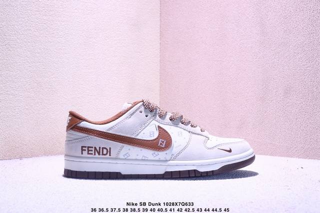 海外爆款限量发售！公司级 Nike Sb Dunk Low“闪电联名 雏菊黑勾” 周年高端定制 低帮休闲板鞋 定制鞋盒 大厂纯原品质出货 超高清洁度 皮料切割干