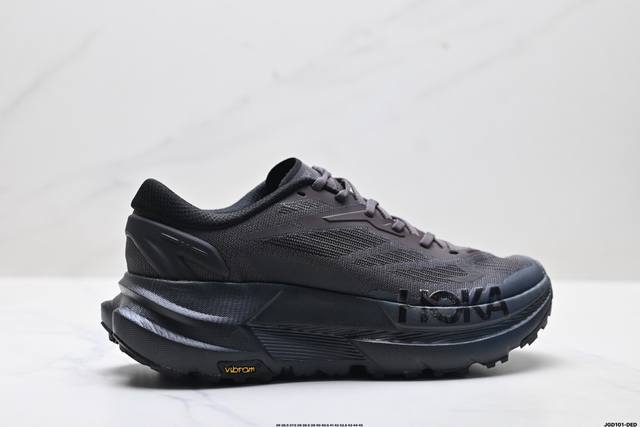 公司级Hoka One One M Mafate X 时尚舒适 织物减震防滑支撑低帮 越野跑步鞋 货号:1175 尺码:36 36.5 37.5 38 38.5