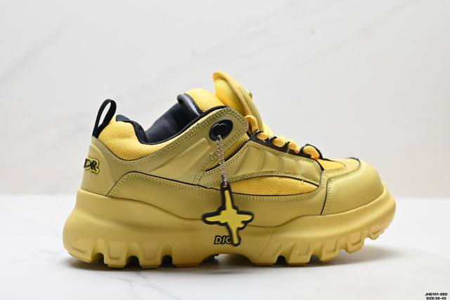 公司级Dior迪奥 Snow And Lewis Hamilton 圆头系带 低帮 生活休闲鞋 货号:3De395Zds226405 尺码:39-45 Id:J