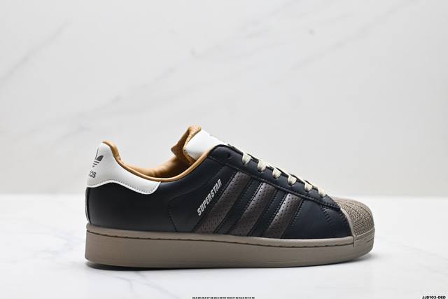 公司级Adidas Originals Superstar贝壳头系列 阿迪达斯 低帮经典百搭休闲运动板鞋 货号:Jp1 尺码:35.5 36 36.5 37 3