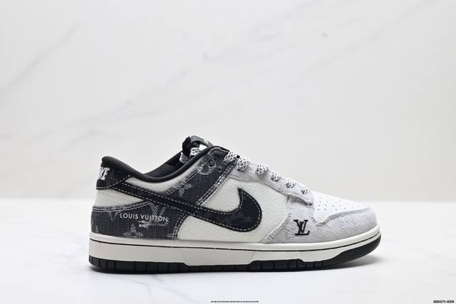 公司级Nike Dunk Low Retro ‘Diy高端定制’耐克 低帮休闲运动板鞋 原装头层材料 用料绝不含糊 独家版型蒸餾加工帶來的是更好的视觉和脚感体验