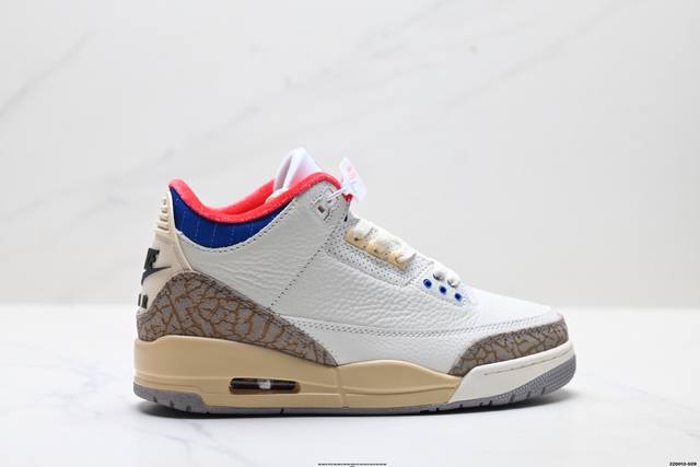 公司级Nike Air Jordan 3 Retro 迈克尔 乔丹Aj3代中帮复古休闲运动文化篮球鞋 市售最高品质 原鞋开发 平台订单专用代工流水线打造 每一个