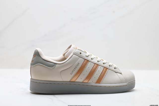 公司级Adidas Originals Superstar贝壳头系列 阿迪达斯 低帮经典百搭休闲运动板鞋 货号:Jr7355 尺码:35.5 36 36.5 3
