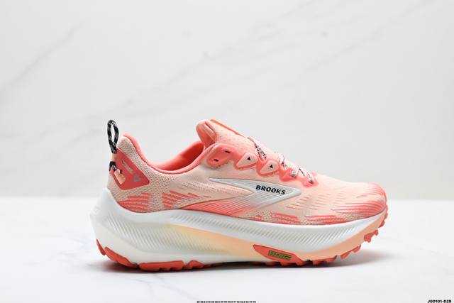 公司级Brooks布鲁克斯 Ghost Trail 网面时尚 网布耐磨透气 低帮 休闲跑步鞋 货号:1204341B628 尺码:36 36.5 37.5 38
