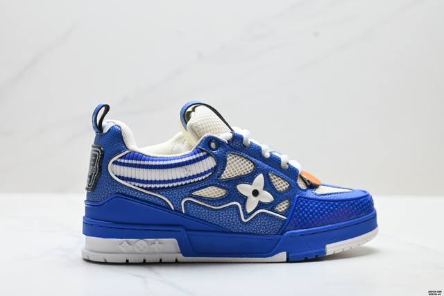 真标Louis Vuitton Trainer Sneaker Low 全新 Lv 路易威登 休闲运动文化百搭板鞋 尺码:39-45 Id:Jgd129-Dzr