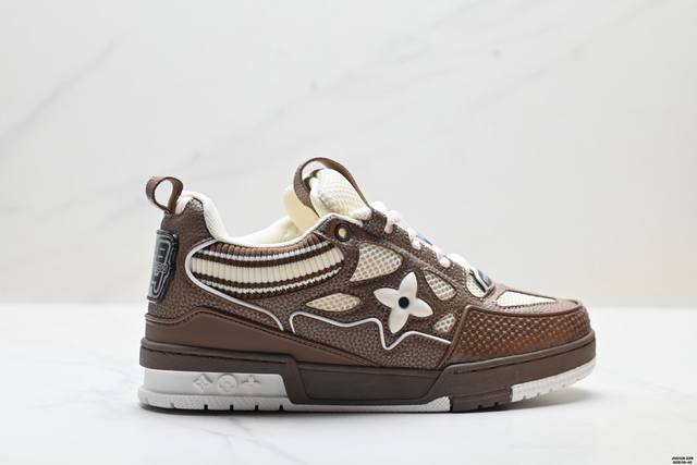 真标Louis Vuitton Trainer Sneaker Low 全新 Lv 路易威登 休闲运动文化百搭板鞋 尺码:39-45 Id:Jgd129-Dzr