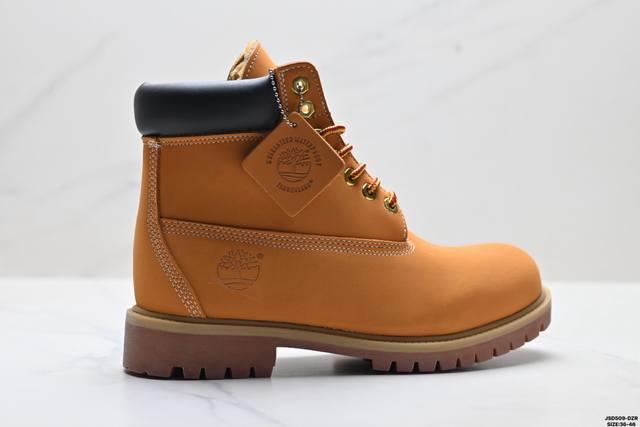 公司级Timberland添柏岚 6 Inch 户外经典高筒靴 宽版 冬季防寒户外专用日常随意搭配 原盒原包装 面料采用意大利口顶级磨砂细纹牛皮 大底到五金都是