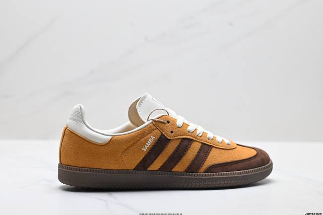 公司级Adidas Originals Samba Og 阿迪达斯 桑巴舞系列绅士德训足球风百搭低帮休闲运动板鞋 货号:Ji3288 尺码:36 36.5 37