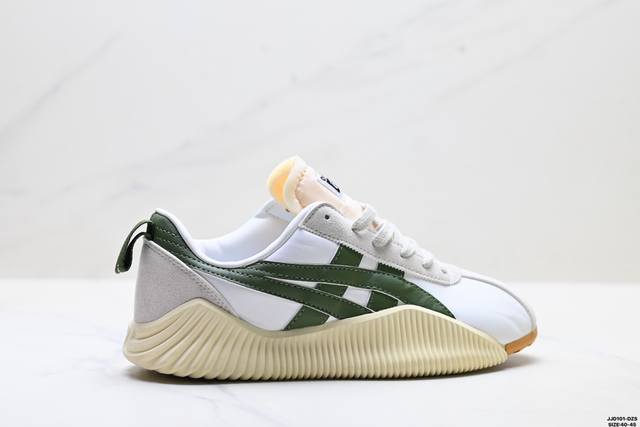 公司级Onitsuka Tiger鬼塚虎 Acromount 百搭舒适 复古运动耐磨 低帮休闲鞋 从20世纪70年代展开的陆上扣球中获得设计灵感 将具有复古感的
