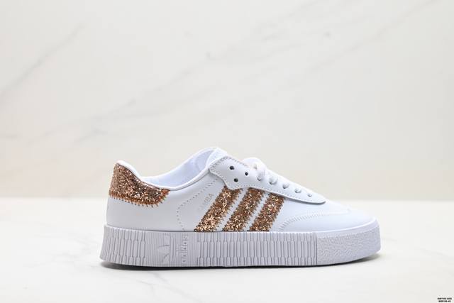 真标Adidas Originals Sambarose 阿迪达斯 防滑减震 低帮 板鞋 货号:Ee9017 尺码:35-41 Id:Dsf145-Dzs