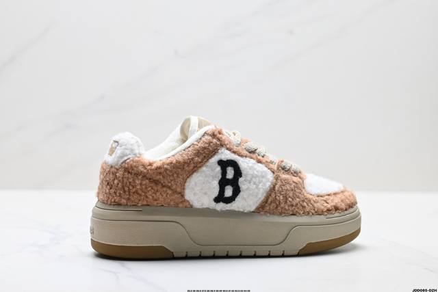 公司级Mlb Chunky Liner 羊羔绒 百搭舒适 复古 轻便低帮 生活休闲鞋 货号:3Asxclf36 尺码:35.5 36 36.5 37.5 38